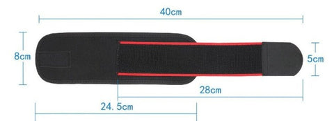 dimensions Bracelet de Soutien Musculation